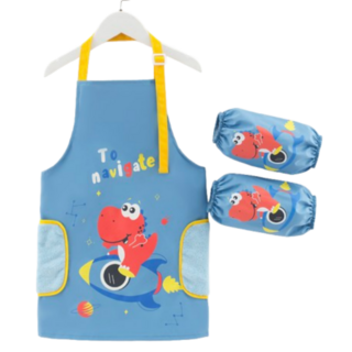 담닷 귀여운 캐릭터 팔토시 앞치마 세트