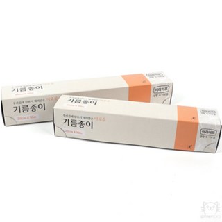 옴니픽 롯데 기름종이 호일형 10M 주방정리용품, 25cm