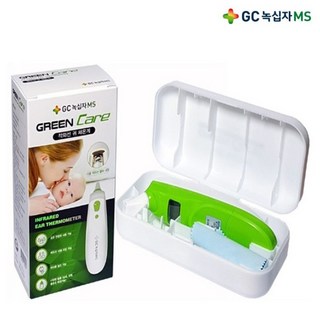 GC녹십자MS 그린케어 적외선 귀 체온계, 1개
