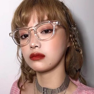 슈비코 긱시크안경 블루라이트 차단 안경 사각 뿔테 남자 여자 패션 안경테
