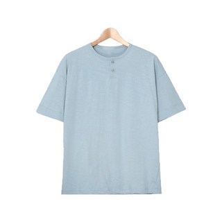 탑보이 슬라브 오버핏 헨리넥 통기성 반팔티셔츠 RT703