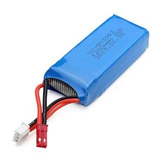자세히 보기 올칩 7.4V 1200mAh 드론배터리 RC 쿼드콥터 교체용 YiZhan X6 WLtoys A949 A959 A969 A979 K929, 1개, (X6) 7.4v 1200mah(JST.XH)