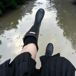 긴양말 종아리 부츠양말 오버니삭스 블랙