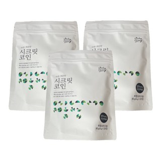 빅마마이혜정 시크릿코인 개운한맛 80g 1팩 3개