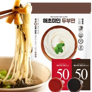 해초미인 두부면 25봉+비빔15+메밀소바10, 1세트
