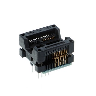 SOP16 to DIP8 어댑터 300mil 소켓 IC 프로그래머 EZP2010 EZP2013 RT809F CH341A, 검은 색, 1개