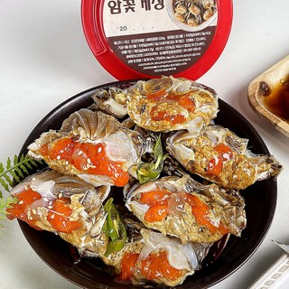 국산 알배기 암꽃게장 간장게장 2kg 선물 포장, 1개