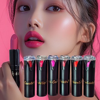 1+1 미라클다인 국산 발색력 좋고 촉촉한 립스틱, 3-1 Red홀릭+3-11 Pink핀치, 1개, 3.5g