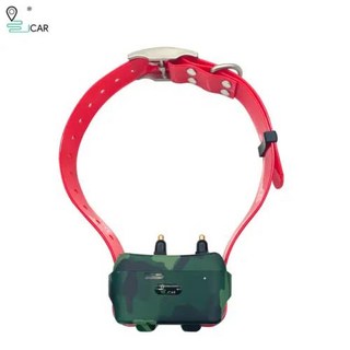 스마트 방수 사냥개 GPS 트래커 반려동물 위치 추적용 음성 모니터 칼라 4G 4000mah, 4) IK122T Red Collar, 1개 추적용gps