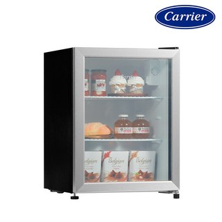 캐리어 미니 쇼케이스 냉장고 64L 소주 맥주 소주 음료수 냥장고 CVDR64BEM1, 캐 리 어 CVDR64BEM1
