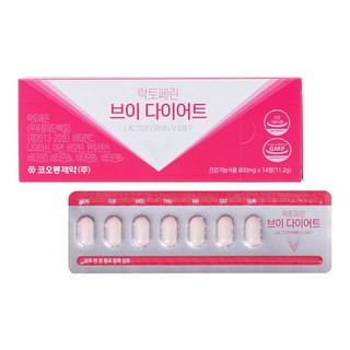 코오롱제약 락토페린 브이 다이어트 개별인정형, 1개, 14정