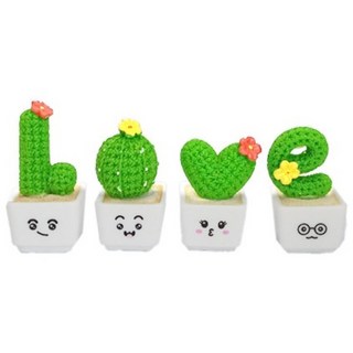 미니 선인장 오브제