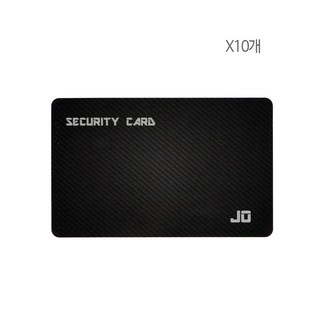 [10개] 게이트맨 삼성 직방 코콤 코맥스 밀레 호환 카드키 전자키 터치키 신용카드형, JO신용카드형 카드키 블랙 [10개]