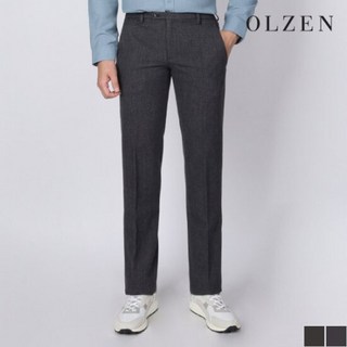 올젠 남성 심플 체크 팬츠 치노팬츠 면바지 남자바지
