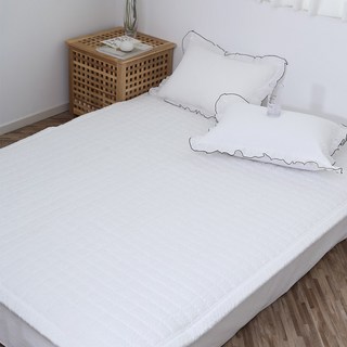 바숨 고정밴드 시어서커 여름 침대패드