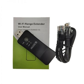 무선 USB 범용 와이파이 AP 어댑터 RJ-45 포트 이더넷 네트워크 리피터 카드 신형 스마트 TV용 300Mbps, 1개