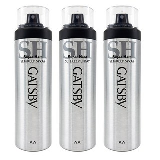 갸스비 셋앤킵 슈퍼하드 헤어 스프레이, 263ml, 3개