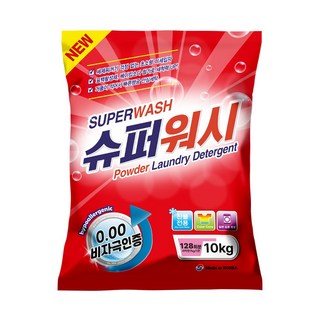 슈퍼워시 가루세제 본품 10kg 1개 상품 이미지