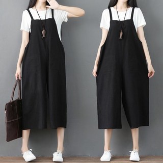 미화부장 사계절 멜빵 점프 수트