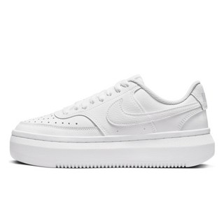 (NC웨이브6) 나이키 여성 굽높이 스니커즈 코트비전 알타 우먼스 LTR / DM0113-100 올화이트