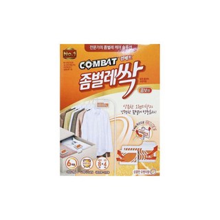 컴배트 좀벌레싹 옷장용 6입 허브향 / 좀약 탈취제 방충제 나프탈렌, 컴배트 좀벌레싹 서랍장 8입+옷장 4입 오렌지향 / 좀, 1개