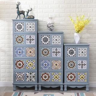 엔틱 예쁜 정리함 서랍장 옷 수납장 거실 화장대 빈티지 원목 서랍, 차림새, D