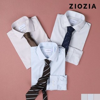 지오지아 세미와이드 카라 트리코트 드레스 셔츠