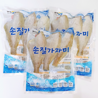 국내산 손질 간가자미 실속형, 3개, 3미, 200g