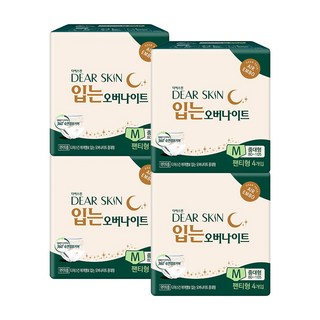 디어스킨 에어엠보 입는 오버나이트 생리대 팬티형, 중대형, 8개입, 2개