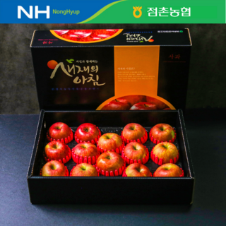 [9/15일 순차발송] 문경점촌농협 정품 14Brix 홍로사과 제수용 선물세트, 1세트, 5kg(15~16과,특품)