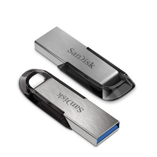 샌디스크 USB메모리 Ultra flair 메탈실버 CZ73 (16GB~512GB), 1개