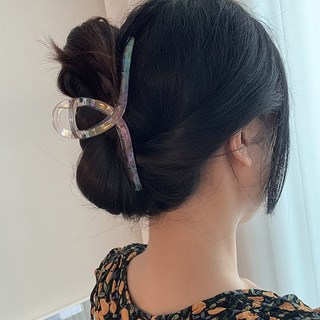 오로라 15cm 대왕 헤어 올림머리 집게핀 투명 국산 머리핀 상품 이미지