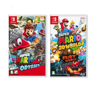 닌텐도 스위치 슈퍼 마리오 오디세이 + 슈퍼 마리오 3D 월드 + 퓨리 월드 본품세트