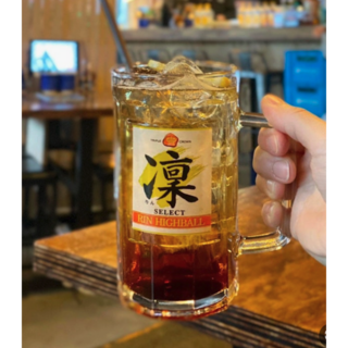 린 이자카야 하이볼잔 맥주잔 혼술 호프집 450ml 손잡이 유리잔, 2개