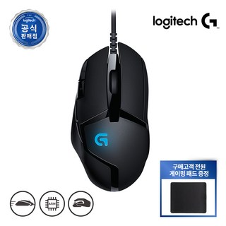 로지텍코리아 정품 G402 게이밍 마우스 + 게이밍 패드 세트, G402+게이밍패드