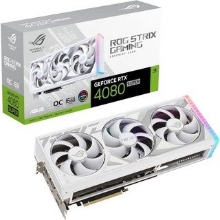 ASUS ProArt GeForce RTX™ 4080 슈퍼 OC 에디션 그래픽 카드PCIe 4.0 16GB GDDR6X DLSS 3 HDMI 2.1a 디스플레이포트 1.4a, ROG Strix_RTX4080 Super|OC|Whi, 1개