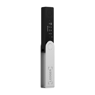 Ledger Nano X Crypto Hardware Wallet 렛저나노 블루투스 암호화폐 하드웨어 지갑 콜드 월렛 - 신제품 - 검은색, 1개, 1GB