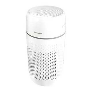 Homedics 공기 청정기 5-in-1 타워 공기 청정기 UV-C 기술 및 탄소 냄새 필터가 있는 99% 헤파 타입 여과 4가지 속도 에센셜 오일 아로마테라피 트레이, Medium