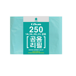 이지캔 공용리필 비닐봉지 250 16L/20L, 16L, 2개