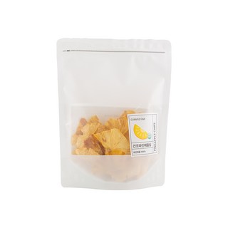 국내생산 말린 파인애플칩, 1개, 100g
