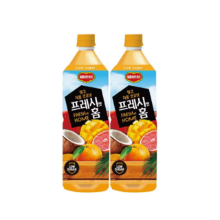 델몬트 프레시앳홈 망고 자몽 코코넛, 2개, 1L