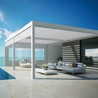 전동식 파고라 사용 모습