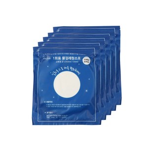도톰한 3겹 일회용 원형 물걸레 청소포 20P 5팩, 5개, 20매