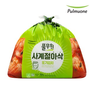 [Npay+3%] 풀무원 생산직송 사계절 아삭 포기김치 10kg