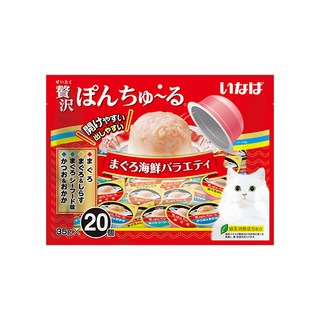 이나바 고양이 제이타크 퐁츄르 짜먹는 간식 TSC-114, 혼합맛(참치/해산물), 700g, 1개