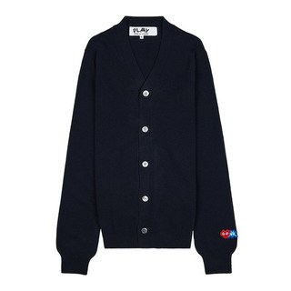 꼼데가르송 남자 가디건 남성 인베이더 P1N088 BLACK