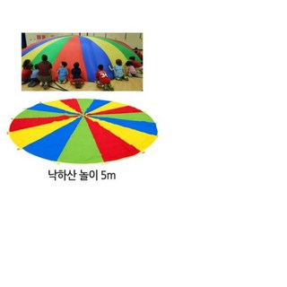 이도스포츠 협동놀이 유아체육놀이 낙하산 5m (16인용), 1개