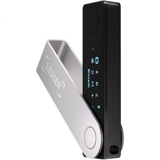 Ledger Nano 암호화폐 하드웨어 지갑 블루투스, Onyx Black