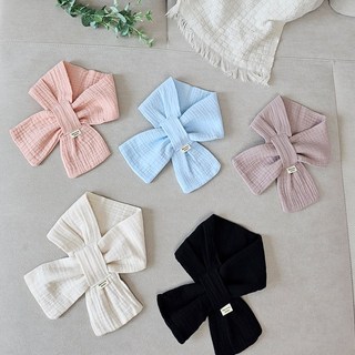 메롱베베 아기 유아 이중 거즈 스카프빕