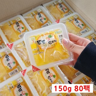 그래도푸드 또또 미니단무지 150g 80개 1박스 업소용 일회용
